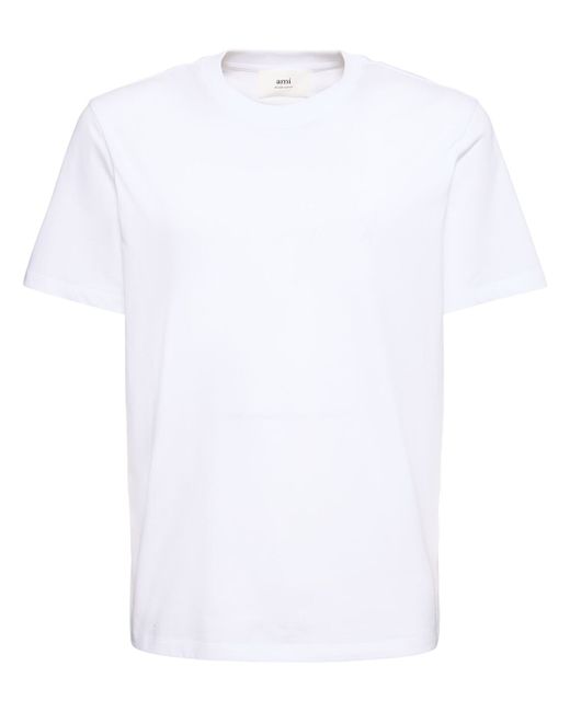 AMI Alexandre Mattiussi Logo Cotton T-shirt