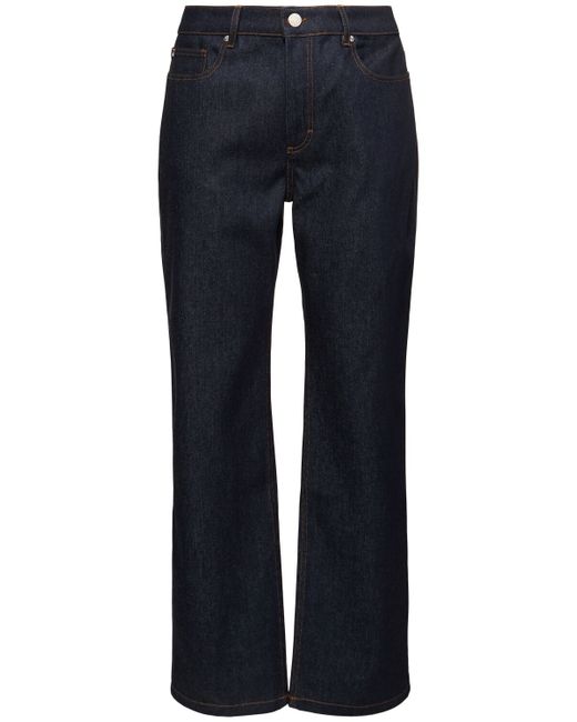 AMI Alexandre Mattiussi Straight Cotton Denim Jeans