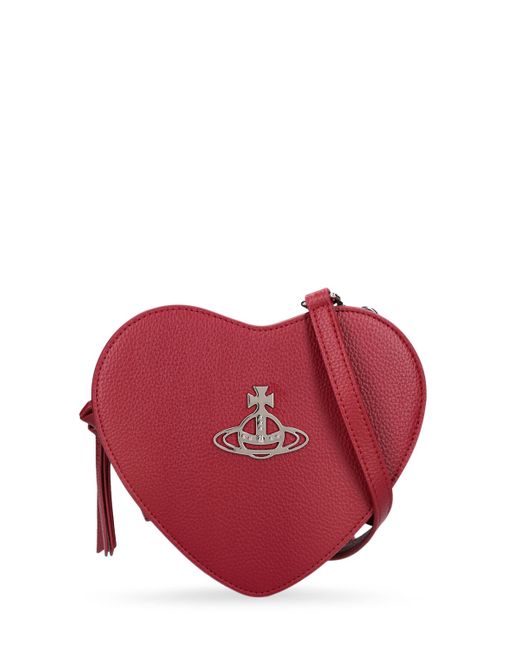 Vivienne Westwood Louise Heart Faux Leather Crossbody Bag