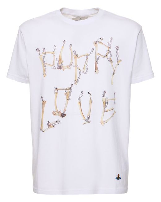 Vivienne Westwood Bone Print Cotton T-shirt