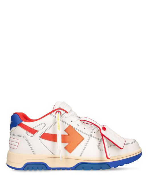 Off-White Out Of Office Stitched Leather Sneakers