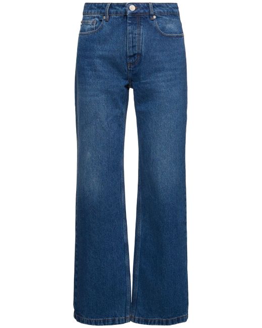 AMI Alexandre Mattiussi Straight Cotton Denim Jeans