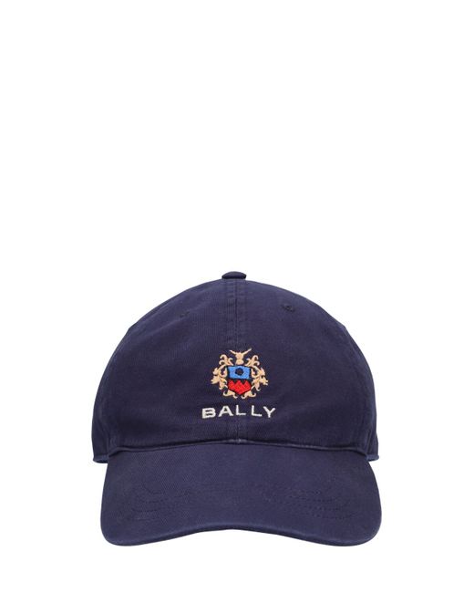 Bally Logo Cotton Baseball Hat