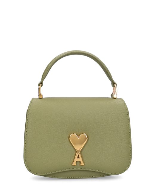AMI Alexandre Mattiussi Mini Paris Grained Leather Bag
