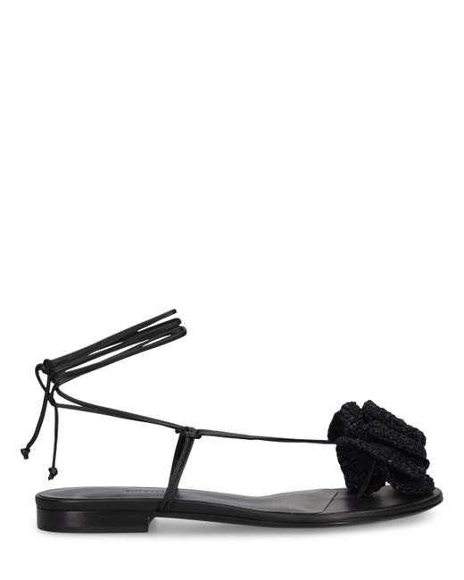 Magda Butrym 10mm Leather Flat Sandals