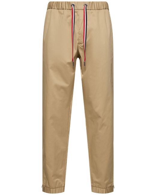 Moncler Cotton Gabardine Jogging Pants