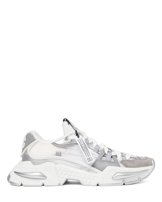 Dolce & Gabbana Air Master Nylon Leather Sneakers