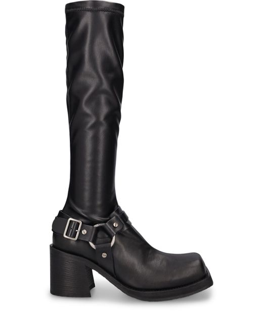 Acne Studios 80mm Balius Faux Leather Tall Boots