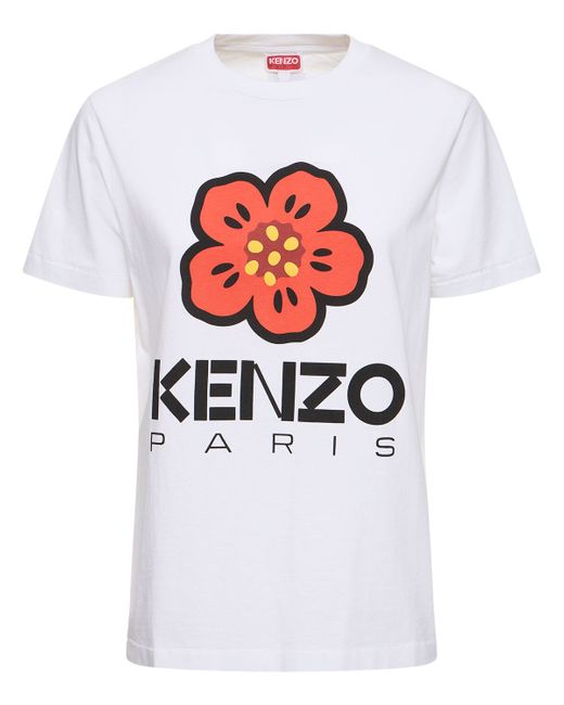 KENZO Paris Boke Flower Loose Cotton T-shirt