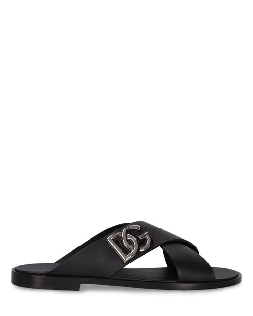 Dolce & Gabbana Leather Sandal