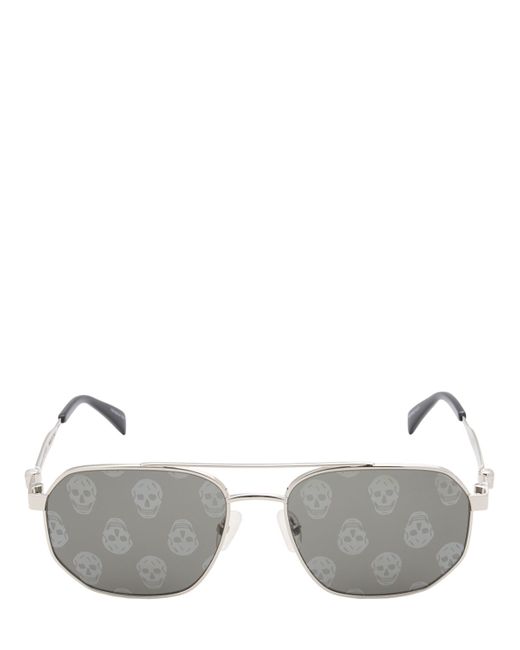 Alexander McQueen Am0458s Metal Sunglasses