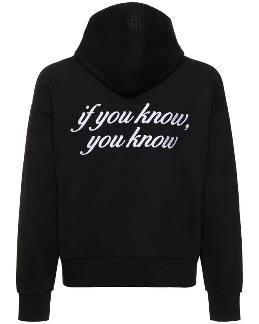 Garment Workshop If You Know Embroidered Hoodie