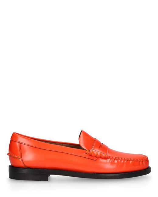 Sebago Dan Outsides Smooth Leather Loafers