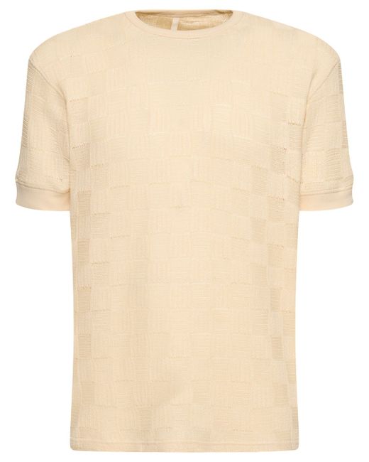 Sunflower Gym Linen Blend Jacquard T-shirt