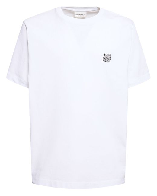 Maison Kitsuné Bold Fox Head Patch Comfort T-shirt