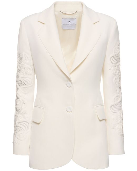 Ermanno Scervino Single Breasted Jacket W Embroidery