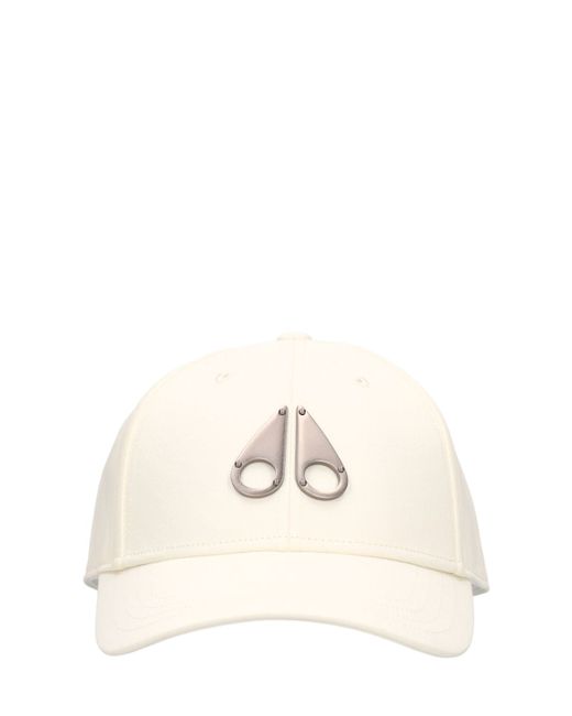 Moose Knuckles Logo Cotton Baseball Cap