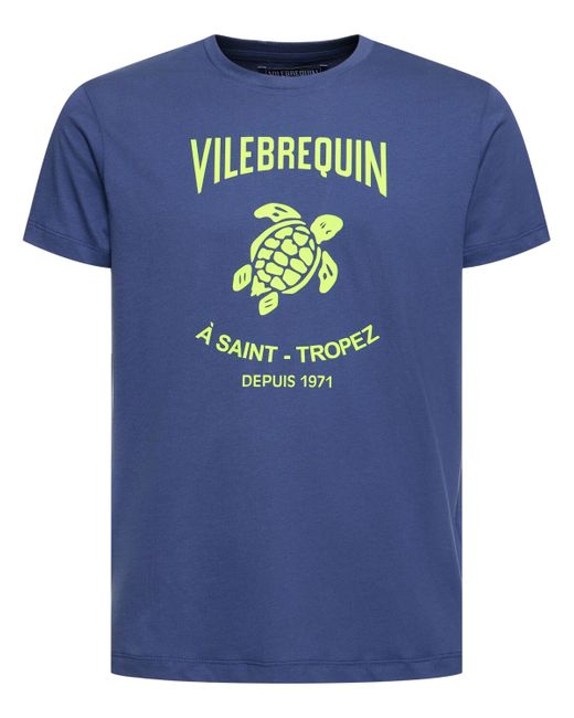 Vilebrequin Logo Print Cotton Jersey T-shirt