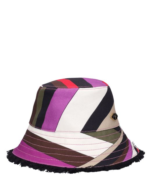 Pucci Cotton Canvas Bucket Hat