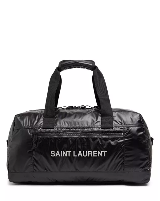 Saint Laurent Logo Nylon Ripstop Duffle Bag