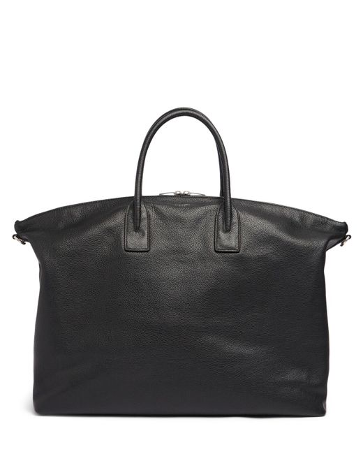 Saint Laurent Giant Bowling Leather Tote Bag