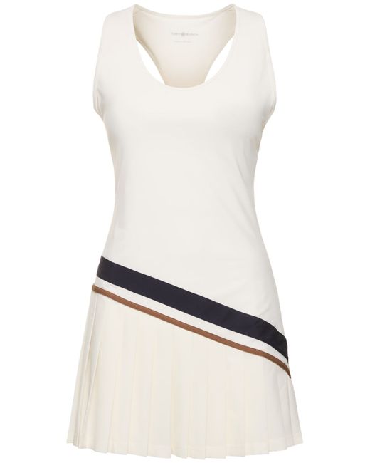 Tory Sport Chevron Tech Tennis Mini Dress