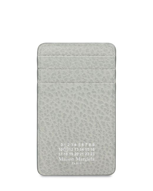 Maison Margiela Grainy Leather Vertical Card Holder