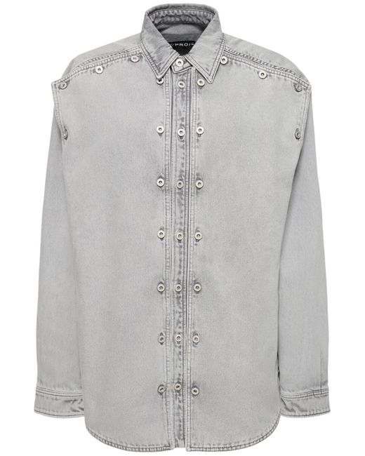 Y / Project Denim Buttons Shirt Jacket