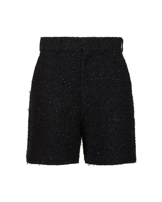 Junya Watanabe Cotton Blend Tweed Shorts
