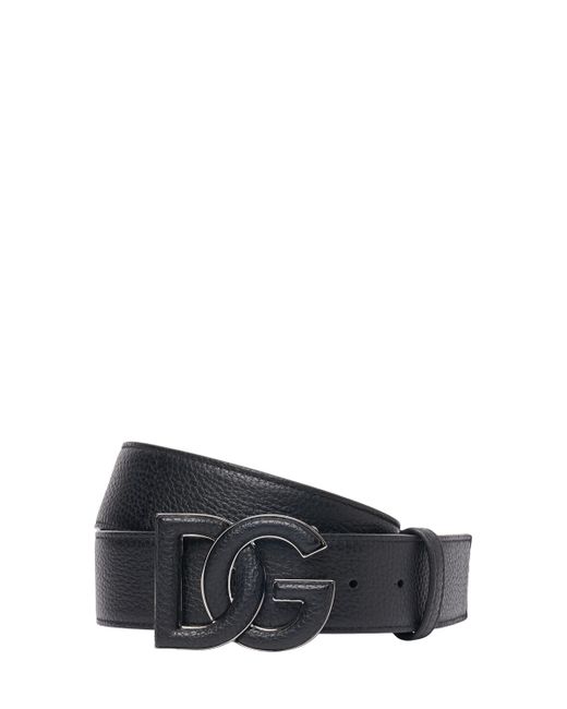 Dolce & Gabbana 40mm Buckle Leather Belt