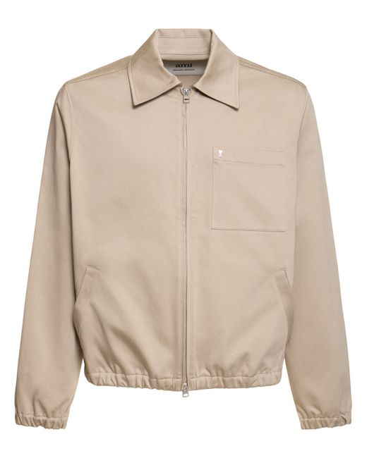 AMI Alexandre Mattiussi Adc Compact Cotton Zip Jacket