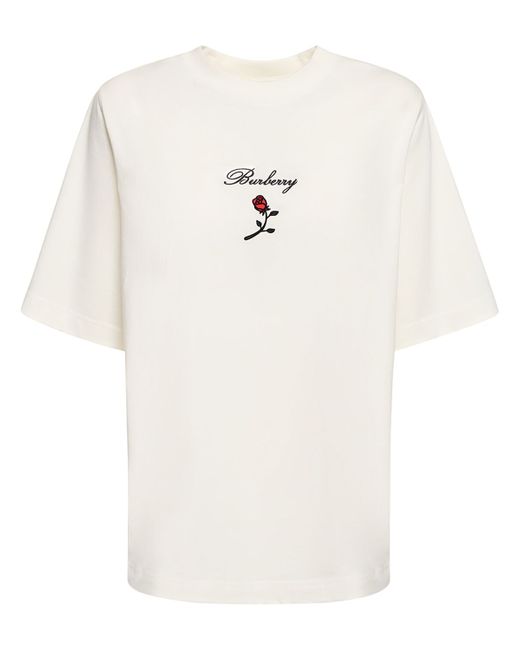 Burberry Logo Short Sleeve Jersey T-shirt