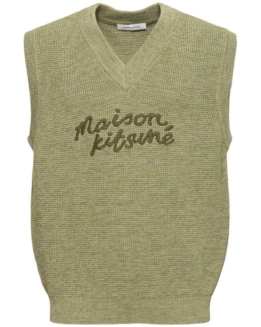 Maison Kitsuné Handwriting Oversize Vest