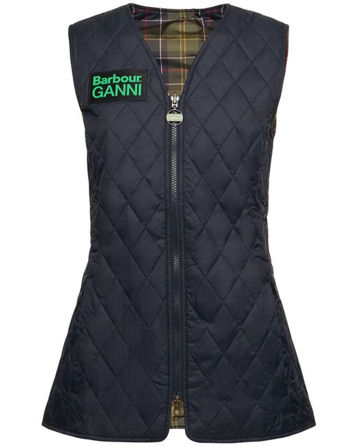 Barbour X Ganni Quilted Betty Liner Vest