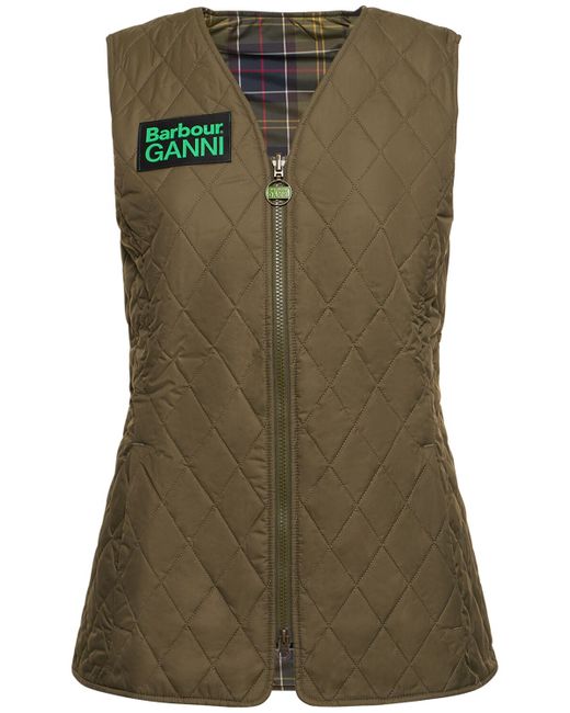 Barbour X Ganni Quilted Betty Liner Vest