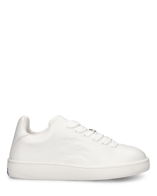 Burberry Mf Ms25 Leather Low Top Sneakers