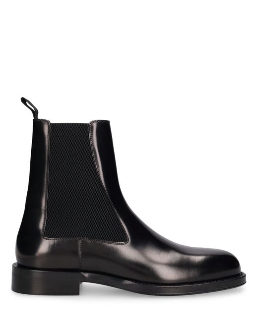 Burberry Mf Tux Leather Chelsea Boots