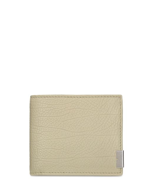 Burberry Grained Leather Bifold Wallet