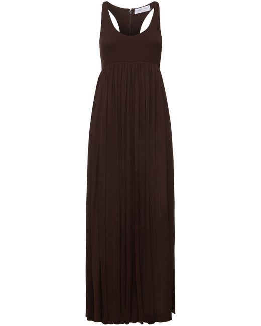 Michael Kors Collection Stretch Jersey Flared Long Dress