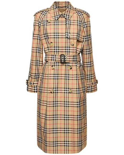 Burberry Harehope Printed Trench Coat