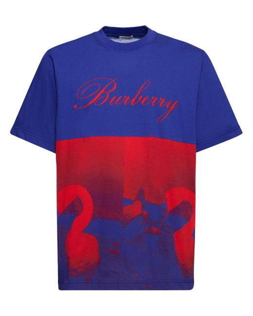 Burberry Swan Print T-shirt