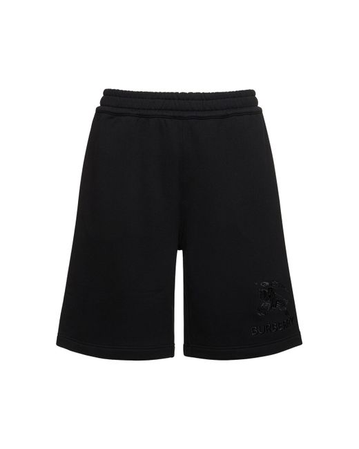 Burberry Taylor Embroidered Logo Jersey Shorts