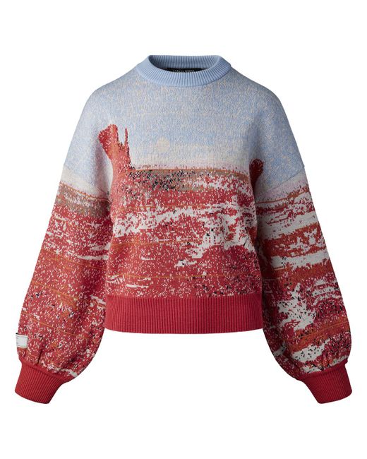 Canada Goose Rokh Landscape Wool Knit Sweater