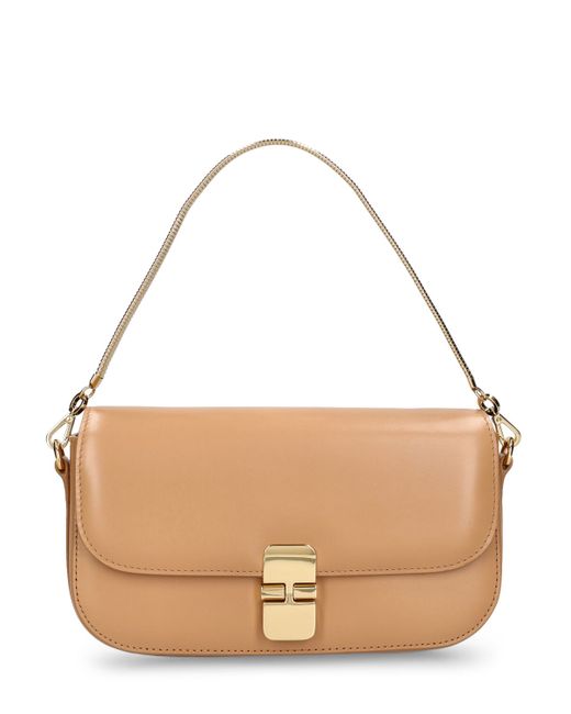 A.P.C. Grace Chaine Leather Clutch