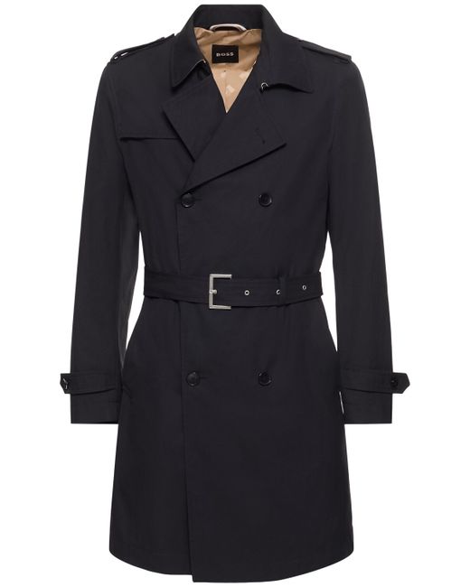 Boss H-hyde Cotton Trench Coat