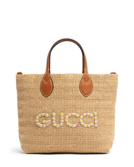 Gucci Summer Raffia Tote Bag