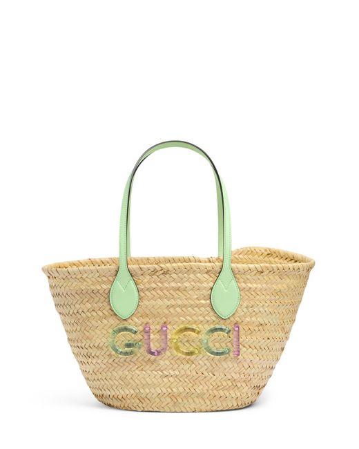 Gucci Summer Raffia Tote Bag