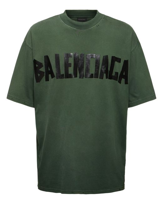 Balenciaga Logo Vintage Cotton T-shirt
