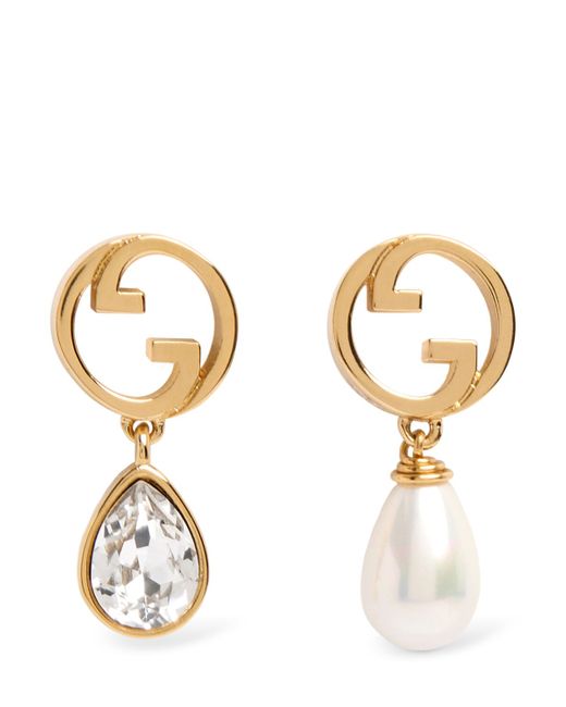 Gucci Blondie Brass Mismatched Earrings
