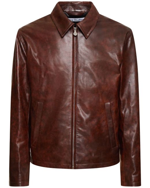 Acne Studios Laukwa Vintage Leather Jacket